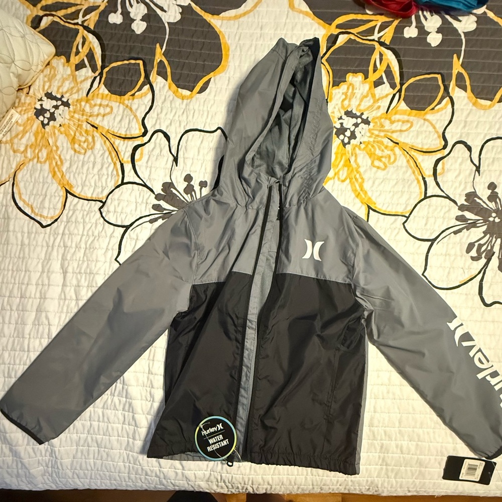 Hurley boys water resistant windbreaker